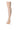 Detail View Azalea Wang Roxy Rhinestone Thigh High Stiletto Boot In Nude