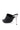 Detail View Azalea Wang Ruchika Black Metal Pointed Toe Pump