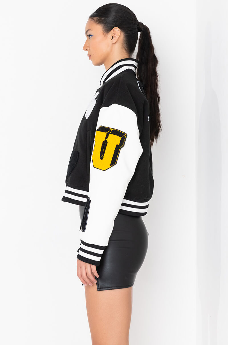 Full View Azalea Wang Ruela Varsity Jacket