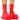 Front View Azalea Wang Rush Patent Flatfrom Boot In Red