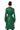 Extra View Azalea Wang Sando Green Pleather Trench Coat With Zipper Trim