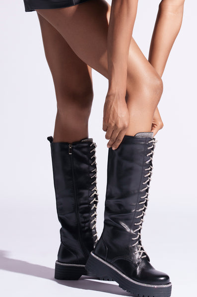AZALEA WANG SARAI LACE UP BOOT – AKIRA