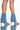 Front View Azalea Wang Say It Like You Mean It Stiletto Sandal In Denim