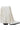 Side View Azalea Wang Scarlett Chunky Western Fringe Bootie In White