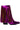 Side View Azalea Wang Scarlett Metallic Chunky Bootie In Fuchsia