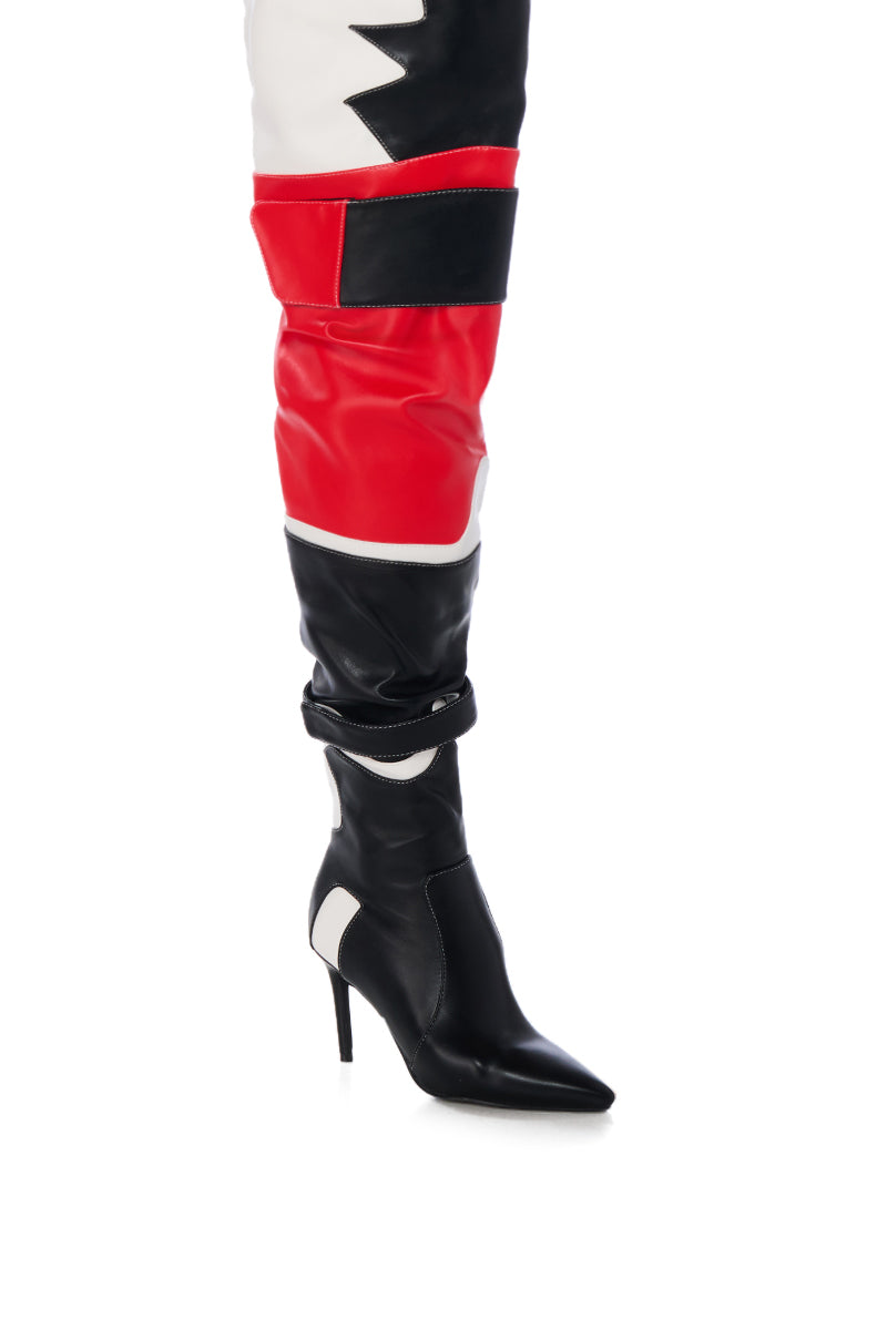 Extra View Azalea Wang Seeley Multi Thigh High Boot 7