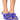 Front View Azalea Wang Shana Purple Fuzzy Pump