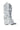 Side View Azalea Wang Shawnee Silver Cowboy Boot