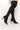 Side View Azalea Wang Sheer Luck Stiletto Boot In Black