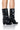 Front View Azalea Wang Shenzi Black Fold Over Bootie