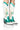 Front View Azalea Wang Show Me Off Cowboy Boot In Green