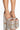 Front View Azalea Wang Show Stopper Chunky Sandal In Nude