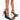 Front View Azalea Wang Shut Up And Kiss Me Stiletto Pump In Black