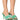 Front View Azalea Wang Sigrid Green And White Checker Board Stiletto Sandal