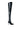 Side View Azalea Wang Silvia Stretch Thigh High Boot In Black