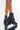 Front View Azalea Wang Simple Yet Classy Flat Bootie In Black