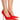 Front View Azalea Wang Simply Chic Stiletto Pump In Red