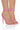 Front View Azalea Wang Sitka Embellished Stiletto Snadal In Pink