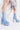 Front View Azalea Wang Sky High Chunky Bootie In Blue
