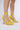 Front View Azalea Wang Skylee Mesh Sandal In Yellow