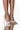 Front View Azalea Wang Slow Motion Stiletto Sandal In White