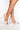 Side View Azalea Wang Slow Motion Stiletto Sandal In White