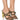 Front View Azalea Wang So Influential Chain Link Heel Sandal In Green