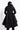 Detail View Azalea Wang Solid Midtown Peplum Puffer Trench in Black