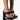 Front View Azalea Wang Something About You Chunky Sandal In Black