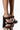 Front View Azalea Wang Something About You Chunky Sandal In Black