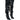 Front View Azalea Wang Sonnet Faux Fur Lined Thigh High Boot In Black