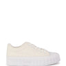 Side View Azalea Wang Sosi White Sneaker