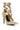 Back View Azalea Wang Soyokaze Gold Embellished Pump