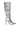 Side View Azalea Wang Speed Drive Silver Embellished Boot