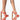 Front View Azalea Wang Spice It Up Chunky Sandal In Red