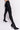 Front View Azalea Wang Star Stretch  Stiletto Pant Boot In Black