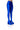 Front View Azalea Wang Star Stretch Chunky Heel Pant Boot In Blue