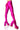 Side View Azalea Wang Star Stretch Chunky Heel Pant Boot In Pink