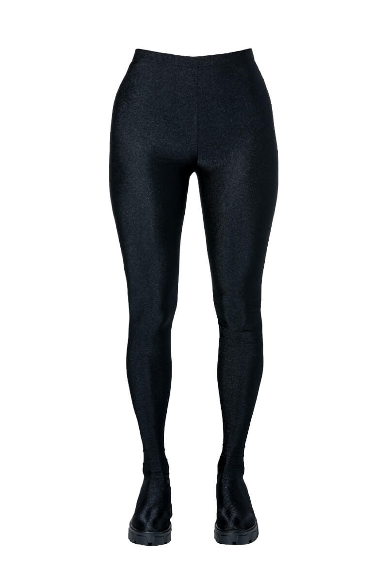 Detail View Azalea Wang Star Stretch Flatform Pant Boot In Black