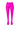 Side View Azalea Wang Star Stretch Flatform Pant Boot In Fuchsia