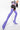 Front View Azalea Wang Star Stretch Love Struck Ultra Thigh High Stiletto Boot In Periwinkle