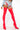 Side View Azalea Wang Star Stretch Love Struck Ultra Thigh High Stiletto Boot In Red