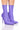 Front View Azalea Wang Star Stretch Serenity Bootie In Periwinkle