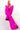 Side View Azalea Wang Star Stretch Stiletto Pant Boot In Fuchsia