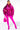 Side View Azalea Wang Star Stretch Stiletto Pant Boot In Fuchsia