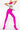 Extra View Azalea Wang Star Stretch Stiletto Pant Boot In Fuchsia