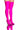 Front View Azalea Wang Star Stretch Thigh High Stiletto Boot In Fuchsia