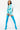 Extra View Azalea Wang Star Stretch Thigh High Stiletto Boot In Turquoise