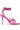 Side View Azalea Wang Station Sexy Tie Up Stiletto Sandal In Pink