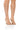 Front View Azalea Wang Step Your Game Up Floating Heel Strappy Sandal In Nude